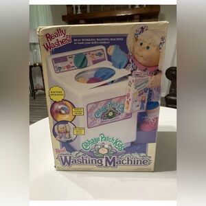 Hasbro Cabbage patch Kids vintage toy washing machine new doll size